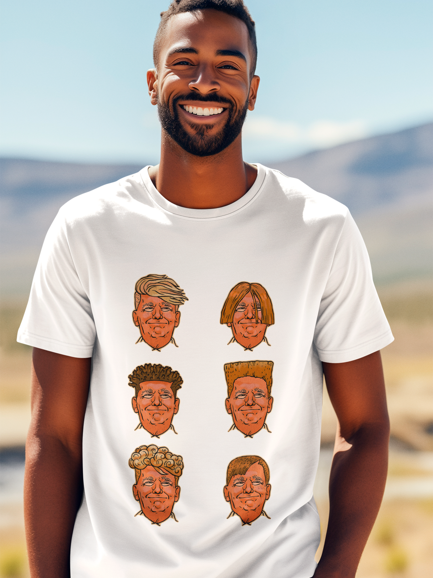 Donald Trump choosing new hairstyle T-Shirt